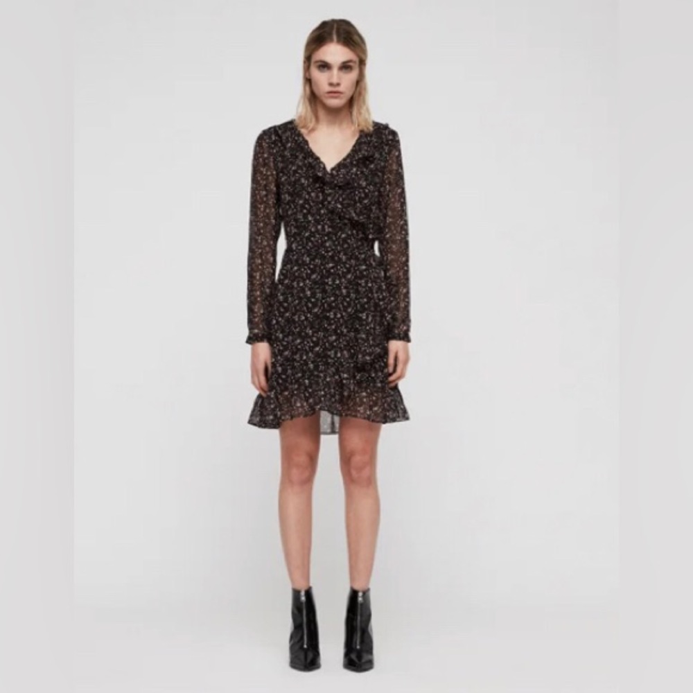 AllSaints Kiyah Pepper Dress
